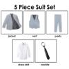 Spring Notion Boys' Classic Fit Grey Dress Suit Set 24M view 4