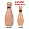 NI-ROU Outdoor Giant Lawn Bowling Games Wooden Lawn Set Fun Sports Games Outside or Indoor for Family Adults and Kids Backyard Skittles Carrying Bag with 10 Pins and 2 Balls view 3