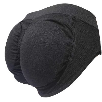 2PS seamless SPONGE padded women Butt Hip Up Padded Enhancer (M, Black)
