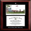Campus Images NCAA Grand Valley State Lakers Unisex Silver Medallion Frame Grand Valley State University 10w x 8h Silver Embossed Diploma Frame Lithograph, Brown, One Size view 1