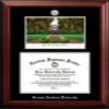Campus Images NCAA Georgia Southern Eagles Unisex Silver Medallion Frame Georgia Southern 15w x 12h Silver Embossed Diploma Frame Lithograph, Brown, One Size view 1