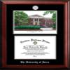Campus Images NCAA Akron Zips Unisex Silver Medallion Frame University of Akron 11w x 8.5h Silver Embossed Diploma Frame Lithograph, Brown, One Size view 1