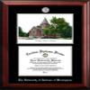 Campus Images NCAA Birmingham Blazers Unisex Silver Medallion Frame University of Alabama, Birmingham 11w x 8.5h Silver Embossed Diploma Frame Lithograph, Brown, One Size view 1