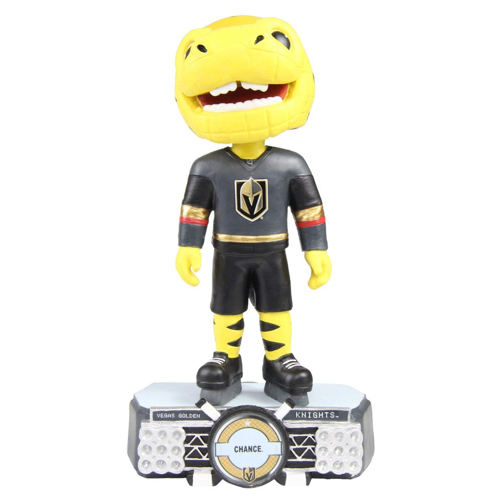 FOCO NHL Stadium Lights Bobble Head Mascot Vegas Golden Knights Chance