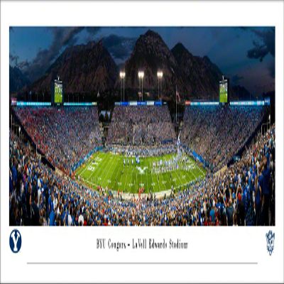 BYU Cougars Football - Unframed 40 x 13.5 Poster by Blakeway Panoramas
