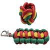 Handmade Neckerchief Slide Woggle Zipper Pull for Scouts for Lion Tiger Wolf Bear Webelos Eagle Paracord Turks Head Knot Cobra Knot (Red Yellow Green) view 1