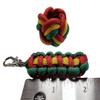 Handmade Neckerchief Slide Woggle Zipper Pull for Scouts for Lion Tiger Wolf Bear Webelos Eagle Paracord Turks Head Knot Cobra Knot (Red Yellow Green) view 4