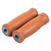 1 Pair ke Handlebar Grip, Retro Artificial Leather ycle Handlebar Grips Handle Cover Grips Three Colors Optional(Brown) view 2