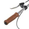 1 Pair ke Handlebar Grip, Retro Artificial Leather ycle Handlebar Grips Handle Cover Grips Three Colors Optional(Brown) view 4