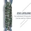 3 Packs Outdoor Braided Paracord Carabiner Hanging Hooks Fence Hook Perfect for Water Bottles, Backpack, Bat Bags, Tennis Bags,Camping,Hanging Tools (Army Green Camouflage) view 3
