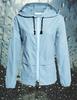 Avoogue Lightweight Raincoat Women's Waterproof Windbreaker Packable Outdoor Hooded Rain Jacket Light Blue M view 2