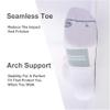 CS CELERSPORT Running Ankle Socks with Cushion, Low Cut Athletic Tab Socks for Men and Women 6 Pack, White, Small view 4