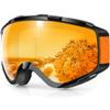 findway Ski Goggles OTG - Over Glasses Snow/Snowboard Goggles for Men, Women & Youth - 100% UV Protection view 1