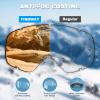 findway Ski Goggles OTG - Over Glasses Snow/Snowboard Goggles for Men, Women & Youth - 100% UV Protection view 2