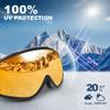 findway Ski Goggles OTG - Over Glasses Snow/Snowboard Goggles for Men, Women & Youth - 100% UV Protection view 3