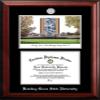 Campus Images NCAA Bowling Green Falcons Unisex Silver Medallion FrameBowling Green State 11w x 8.5h Silver Embossed Diploma Frame Lithograph, Brown, One Size view 1