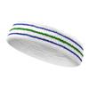 COUVER Tennis Style Premium Quality Athletic Terry Head Sweatband(1 Piece) (Blue/Green/Blue, one Size) view 1