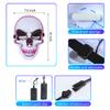 OceanWings Halloween Mask LED Light up Costumes Scary Mask for Party Supplies Favor(Purple) view 3