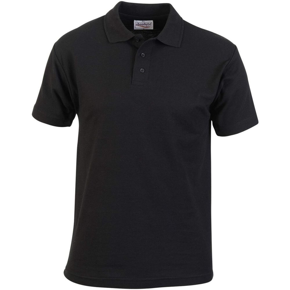 Absolute Apparel Mens Pioneer Polo (4XL) (Black)
