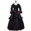 BPURB Victorian Costume Dress Bowknot Rococo Ball Gown Dress with Hoop Skirt view 3