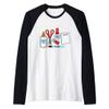 Real Life Computer Keyboard Shortcut Keys Geeky Fun Raglan Baseball Tee view 1