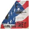 American Wholesale Superstore 3x5 Come & Take It with Gun USA Flag Water Mark Red White Blue 100D 3'x5' Premium Quality Heavy Duty Printed Polyester Flag view 2