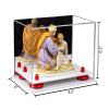 Better Display Cases Versatile Acrylic Display Case - Small Rectangle Box with Mirror, Red Risers and White Base 9.5" x 6" x 6.5" (A005-RR) view 2