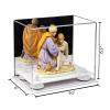 Better Display Cases Versatile Acrylic Display Case - Small Rectangle Box with Mirror, White Risers and White Base 9.5" x 6" x 6.5" (A005-WR) view 2
