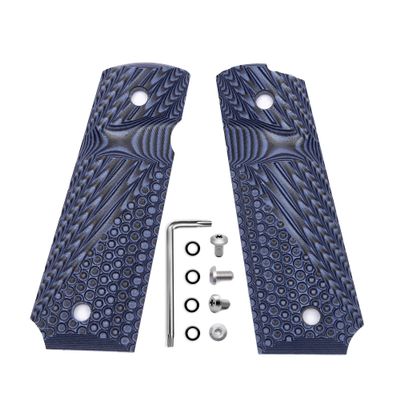 Ambidextrous G10 1911 Grips Full Size Ambi Safety Cut OPS Texture