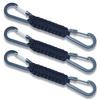 3 Packs Fence Hook Outdoor Braided Paracord Carabiner Hanging Hooks Perfect Hook for Bottle Bag Camping Tools