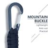 3 Packs Fence Hook Outdoor Braided Paracord Carabiner Hanging Hooks Perfect Hook for Bottle Bag Camping Tools view 2