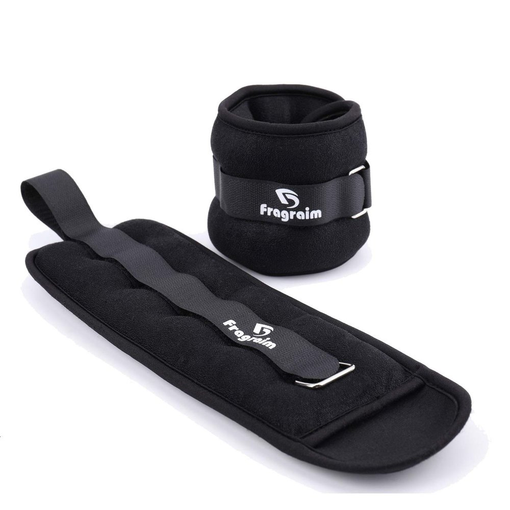 Ankle Weights, 1.5 Lbs X 2 Wrist Leg Arm Weights for Women and Men, Comfortable and Soft, Pretty Sturdy, Perfect for Dancing, Running, Walking, Fitness, Workout, Physical Therapy - Black