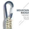 3 Packs Fence Hook Outdoor Braided Paracord Carabiner Hanging Hooks Perfect Hook for Bottle Bag Camping Tools view 2