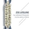 3 Packs Fence Hook Outdoor Braided Paracord Carabiner Hanging Hooks Perfect Hook for Bottle Bag Camping Tools view 3