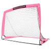 Franklin Sports Blackhawk Soccer Goal - Pop Up Backyard Soccer Nets - Foldable Indoor + Outdoor Soccer Goals - Portable Adult + Kids Soccer Goal - 4' x 3' Mini Soccer Net - Pink view 1