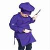 CHEFSKIN Baby Toddler Chef Hat Fully Adjustable Real Fabric Soft and Comfortable (Purple) view 1