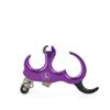 AMEYXGS Archery Bow Release Aid Aluminum Alloy 3 or 4 Fingers Automatic Thumb Trigger Detachable Thumb Grip Left or Right Hand Thumb Caliper Outdoor Hunting Compound Bow Accessories (Purple) view 2