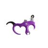 AMEYXGS Archery Bow Release Aid Aluminum Alloy 3 or 4 Fingers Automatic Thumb Trigger Detachable Thumb Grip Left or Right Hand Thumb Caliper Outdoor Hunting Compound Bow Accessories (Purple) view 3