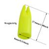 SHARROW 100pcs Archery Arrow Nocks Glue on 8mm Arrow Shaft Hunting Accessories Arrow Tails DIY (Lemon Yellow) view 2