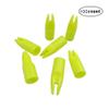 SHARROW 100pcs Archery Arrow Nocks Glue on 8mm Arrow Shaft Hunting Accessories Arrow Tails DIY (Lemon Yellow) view 3