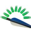 SHARROW 100pcs Archery Arrow Nocks Glue on 8mm Arrow Shaft Hunting Accessories Arrow Tails DIY (Green) view 2