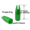 SHARROW 100pcs Archery Arrow Nocks Glue on 8mm Arrow Shaft Hunting Accessories Arrow Tails DIY (Green) view 3
