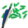 SHARROW 100pcs Archery Arrow Nocks Glue on 8mm Arrow Shaft Hunting Accessories Arrow Tails DIY (Green) view 4
