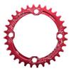 Bike Chainring, 32/34/36/38T Single Bike Chainring, 104 BCD Round Shape Single Chain Ring for Most Road Bike Mountain Bike(Red 36T) view 1