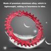 Bike Chainring, 32/34/36/38T Single Bike Chainring, 104 BCD Round Shape Single Chain Ring for Most Road Bike Mountain Bike(Red 36T) view 3
