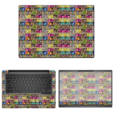 Decalrus - Protective Decal Books Skin Sticker for Dell Latitude 7300 (13.3" Screen) case Cover wrap DELatitude13_7300-118