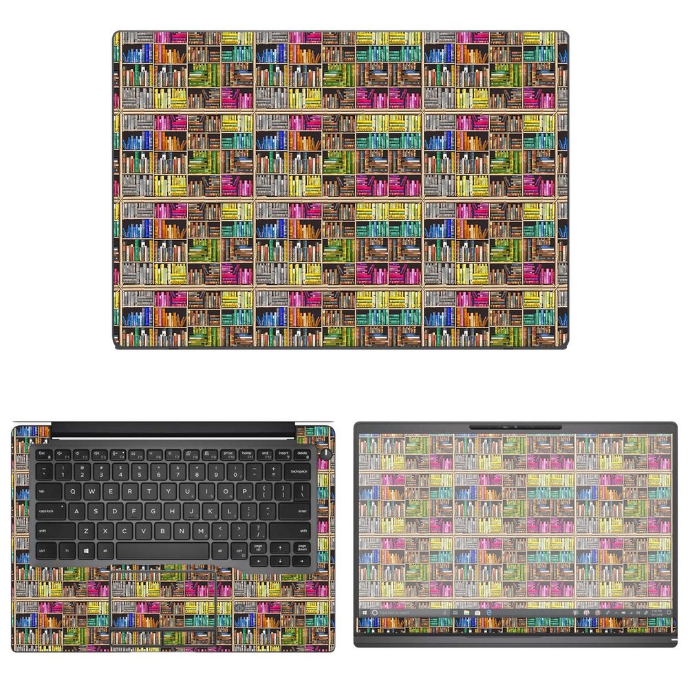 Decalrus - Protective Decal Books Skin Sticker for Dell Latitude 7300 (13.3" Screen) case Cover wrap DELatitude13_7300-118