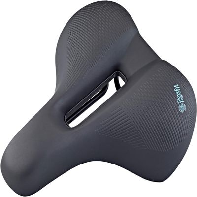 Selle Royal Float Relaxed,Cut-Out Bicycle Seat for Short Urban Rides, Black, One Size