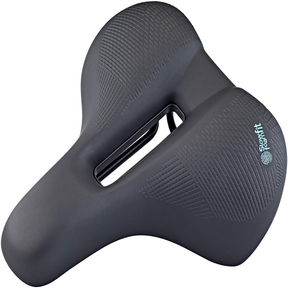 Selle Royal Float Relaxed,Cut-Out Bicycle Seat for Short Urban Rides, Black, One Size