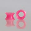 18 Pieces 6mm 2g Ultra Thin Silicone Ear Flesh Tunnels Plugs Double Flared Saddle Earlobe Gauge Stretching Kit Expander Starter view 4